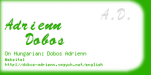 adrienn dobos business card